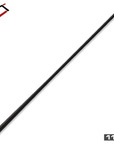 Baguette de billard Cuetec Cynergy Truewood Mappa Burl II, rouge et noir, grip en cuir pleine fleur, 11,8 mm, 19 oz
