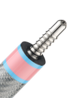POISON CANDY SUGAR POOL CUE WITH CARBON FIBER SHAFT - PINK/LIGHT BLUE - NO WRAP 12.4MM 19OZ