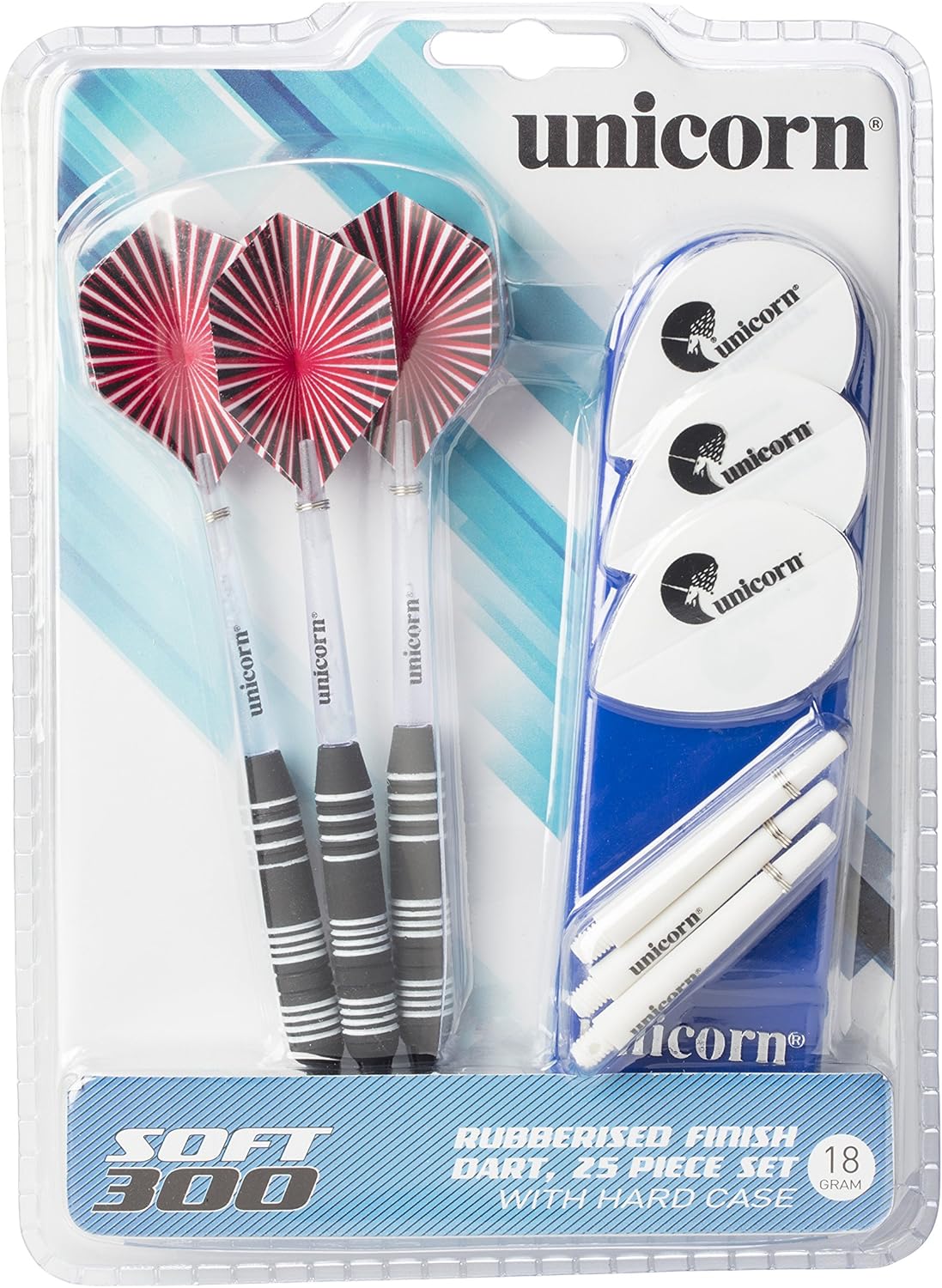 ENSEMBLE DE DARD UNICORN POINTE SOUPLE 300