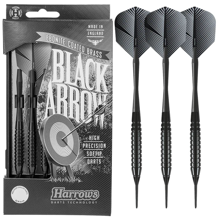 DARDS À POINTES SOUPLES HARROWS BLACK ARROW