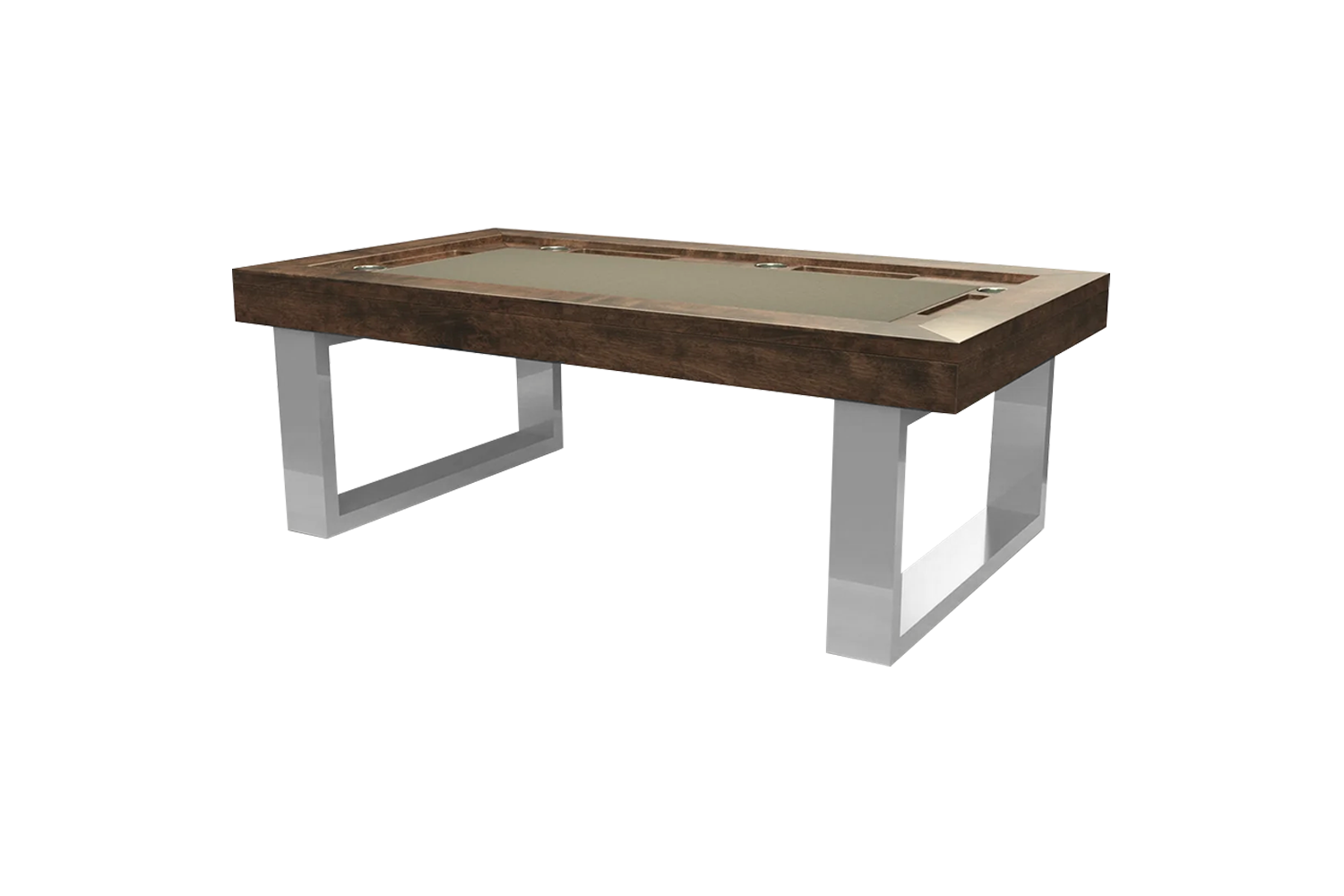 TABLE DE JEUX RECTANGULAIRE BRIDGE ALUMINIUM