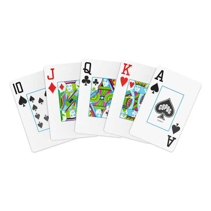 COPAG PLASTIC BRIDGE DECK OF CARDS LAGACY JUMBO BLACK AND GOLD