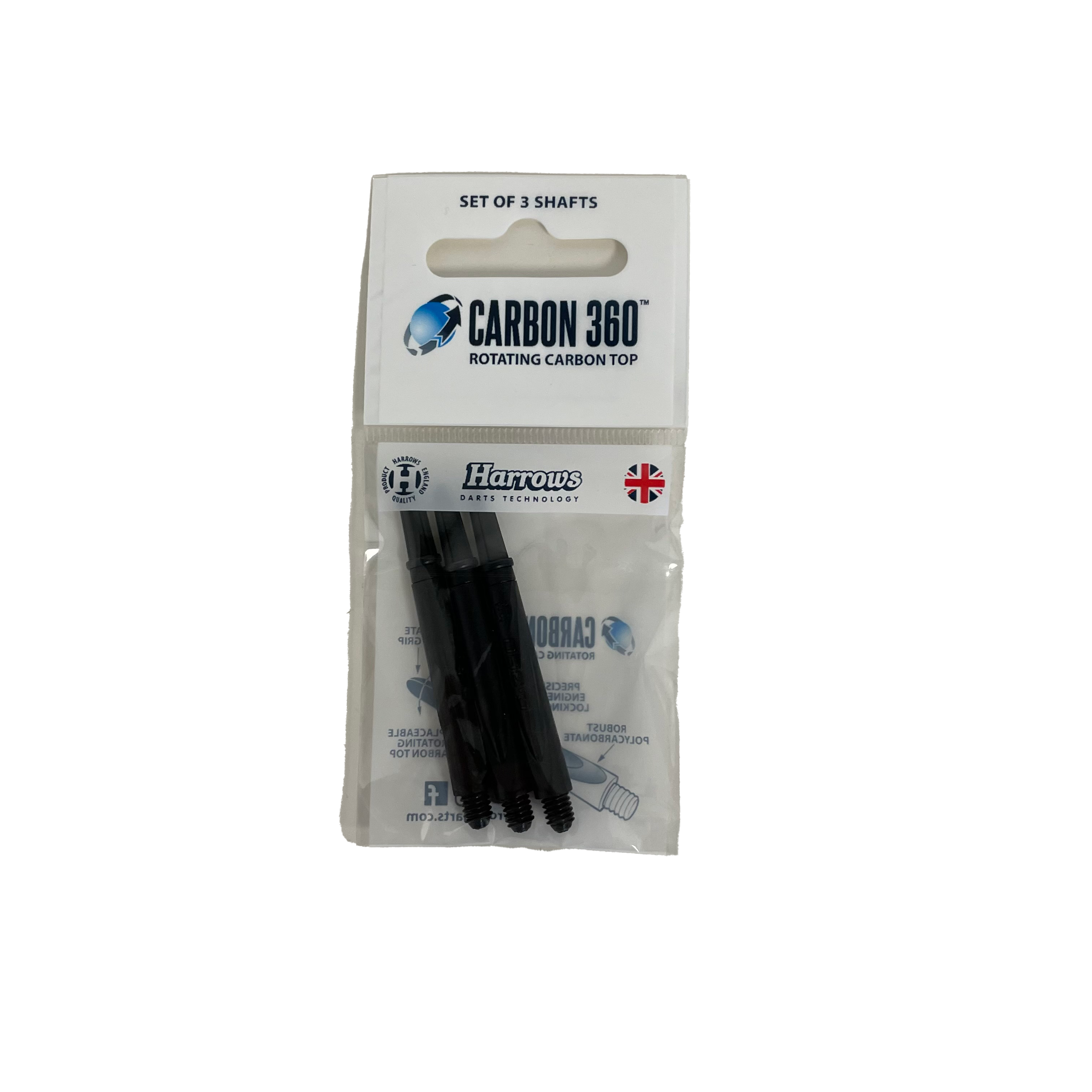 HARROWS SHAFT CARBON 360 - MEDIUM BLACK