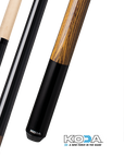 BAGUETTE DE BILLARD KODA SPORT KD21 NOIRE ET BRUNE SANS GRIP 19OZ