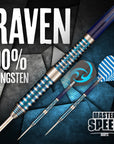 MASTER SPEED RAVEN 90% TUNGSTEN STEEL TIP DARTS