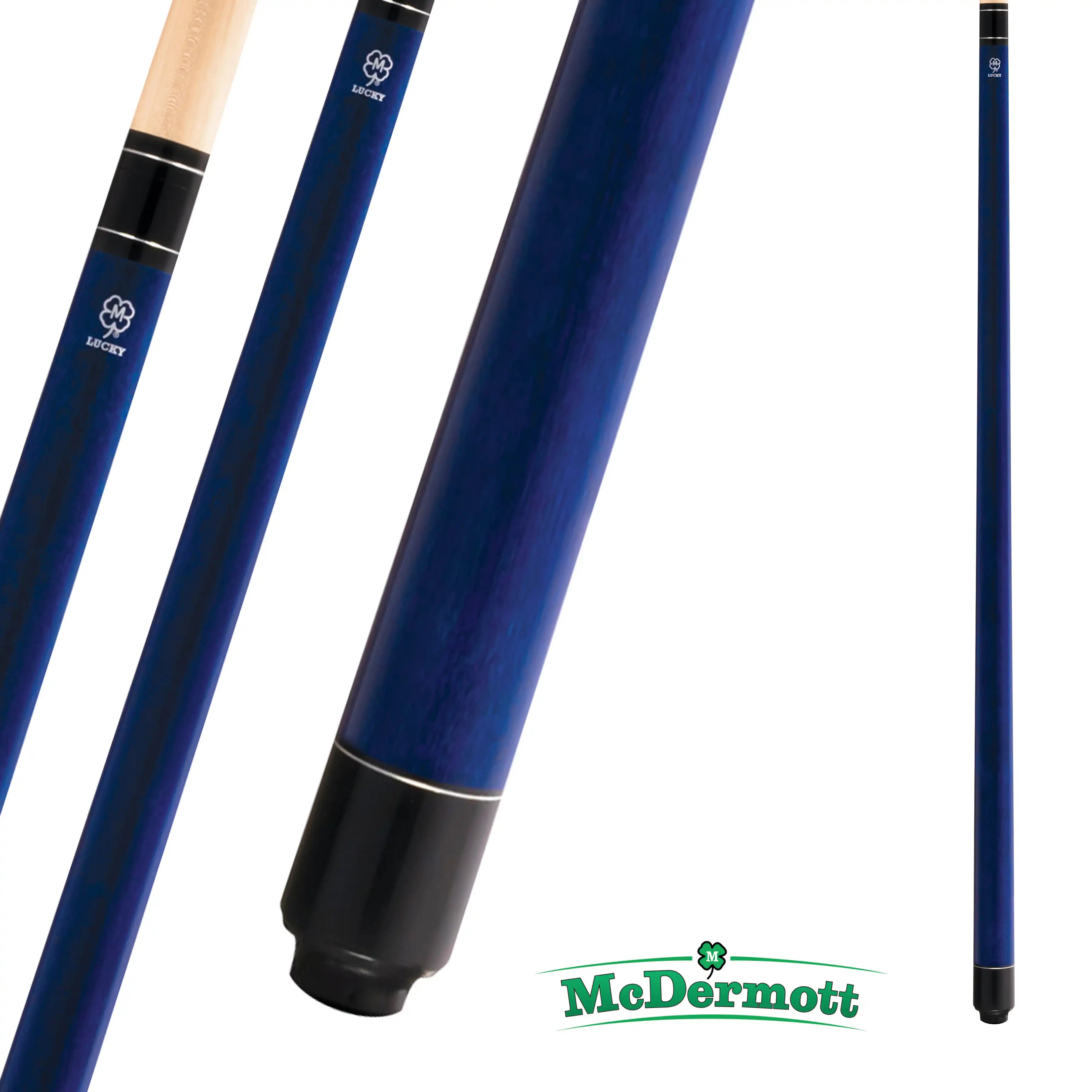 BAGUETTE DE BILLARD MCDERMOTT LUCKY SERIES L2 BLEU 13MM 19OZ
