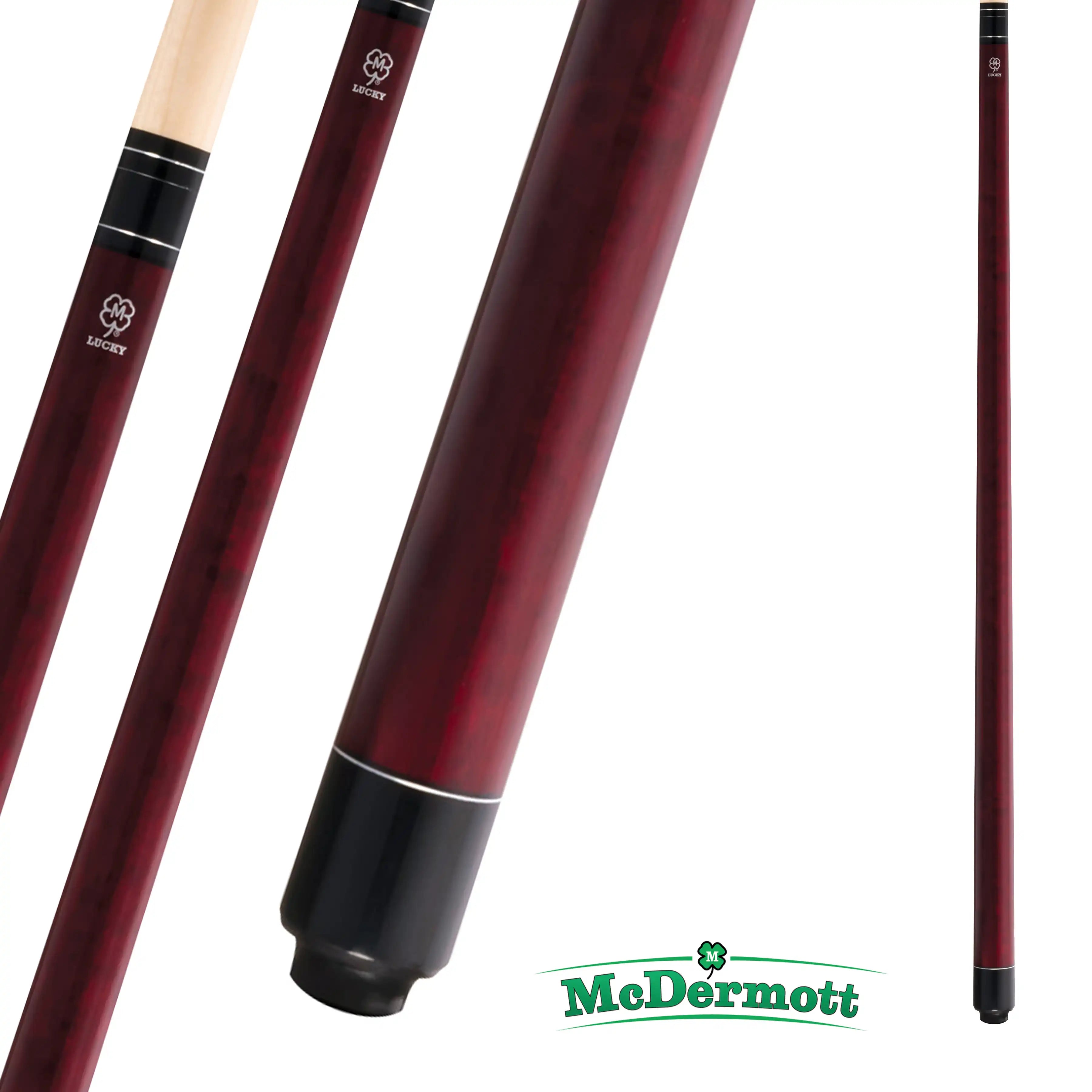 BAGUETTE DE BILLARD MCDERMOTT LUCKY SERIES L5 ROUGE 13MM 19OZ