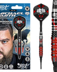 FLÉCHETTES SHOT TENACIOUS DE MICHAEL SMITH POINTE SOUPLE - BARREAUX EN TUNGSTÈNE À 90%