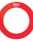 CONTOUR DE CIBLE DE DARDS SHOT UNE PIÈCE - ROUGE