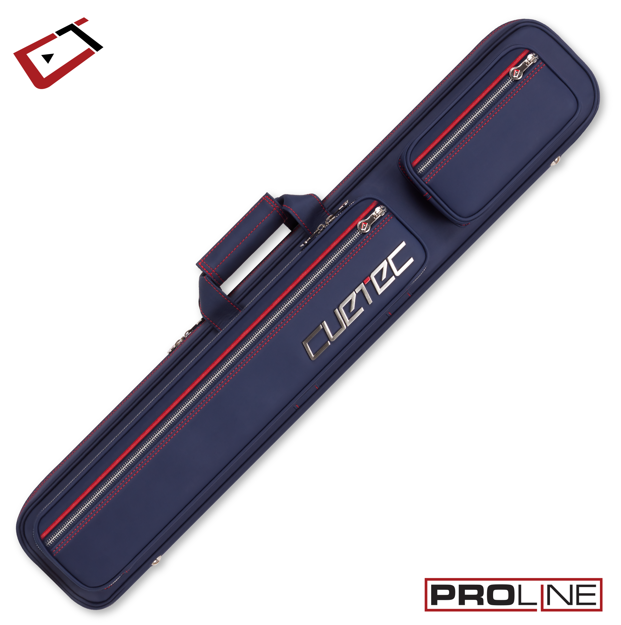 ÉTUI POUR BAGUETTE DE BILLARD CUETEC PROLINE 4 MANCHES 8 FLÈCHES BLEU MARIN