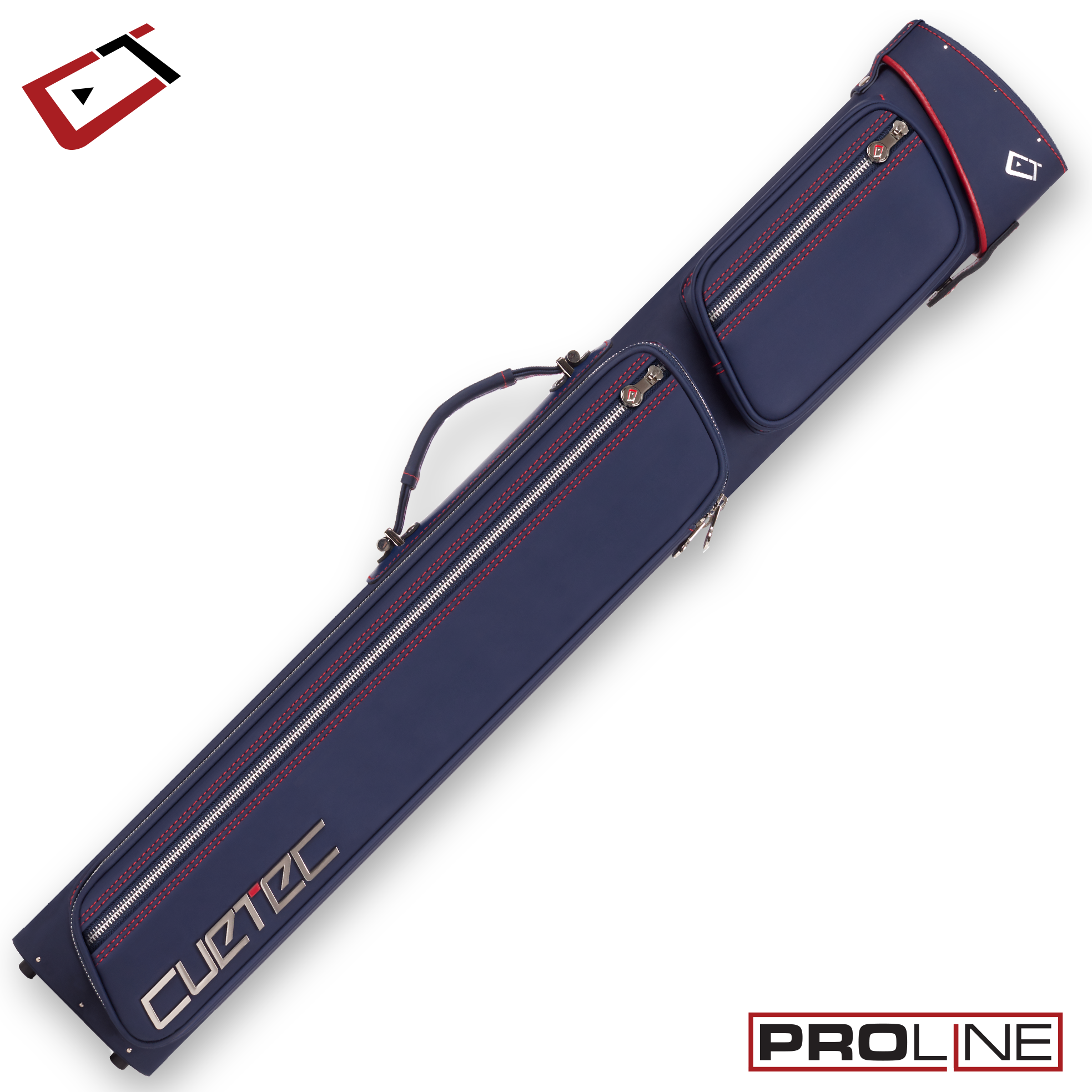 ÉTUI POUR BAGUETTE DE BILLARD CUETEC PROLINE 2 MANCHES 4 FLÈCHES BLEU MARIN