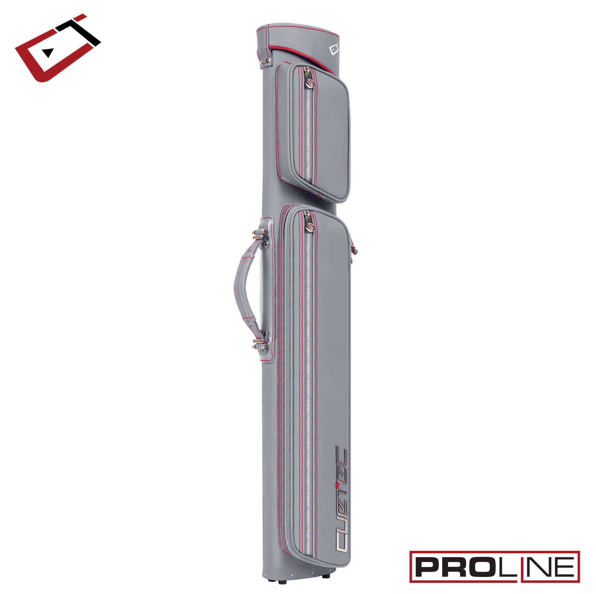 ÉTUI POUR BAGUETTE DE BILLARD CUETEC PROLINE 2 MANCHES 4 FLÈCHES GRIS