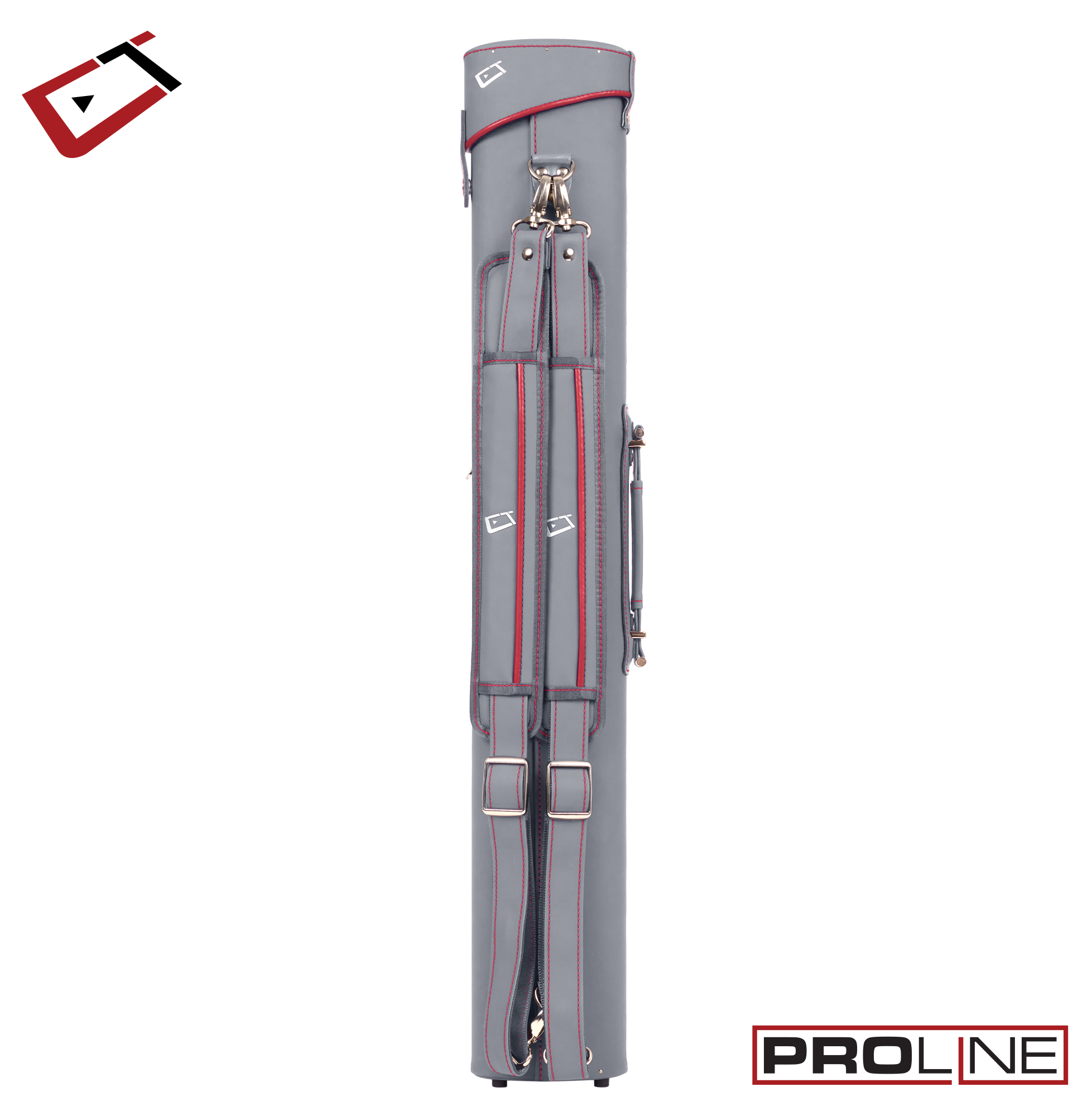 ÉTUI POUR BAGUETTE DE BILLARD CUETEC PROLINE 2 MANCHES 4 FLÈCHES GRIS