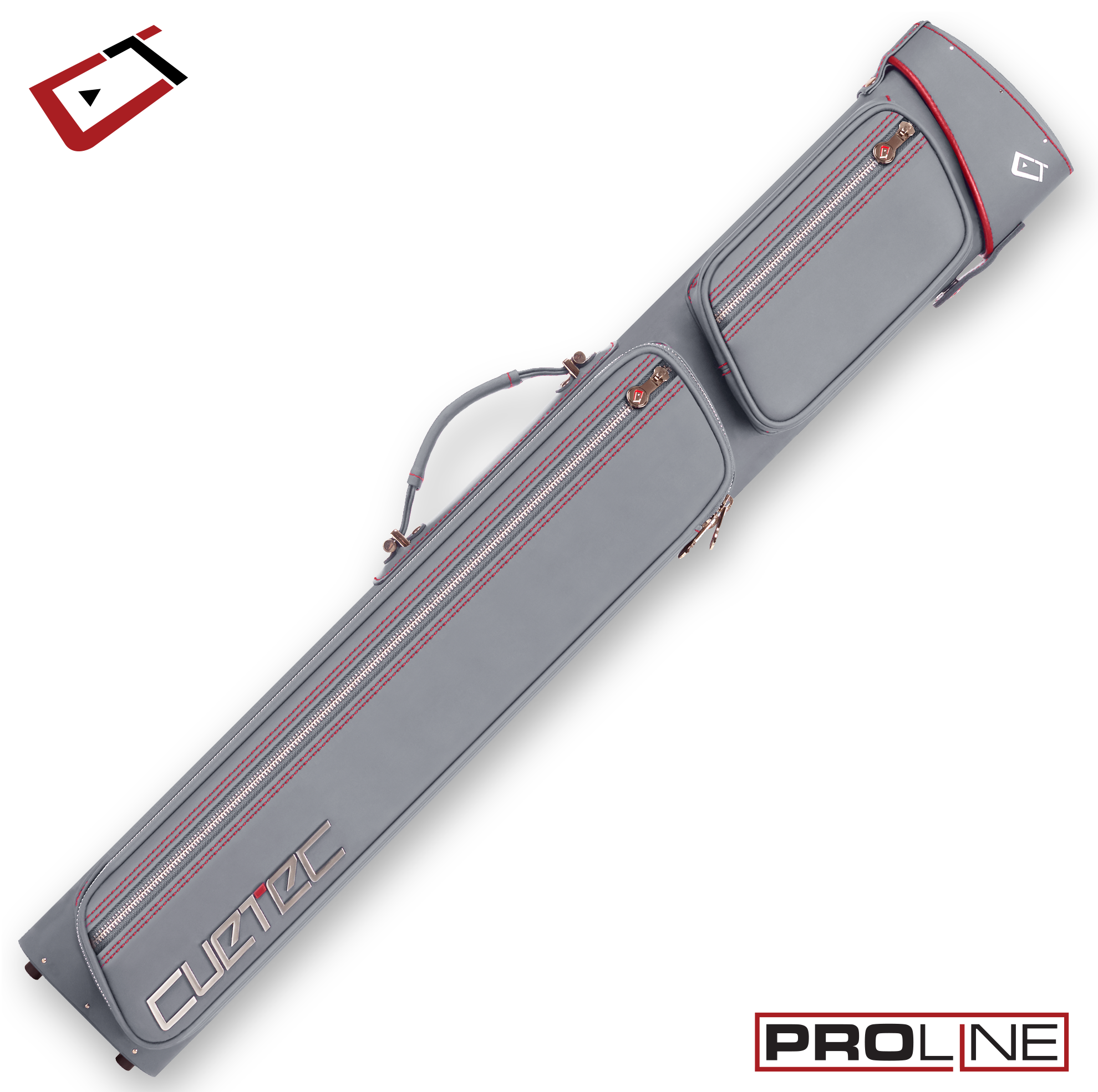 ÉTUI POUR BAGUETTE DE BILLARD CUETEC PROLINE 2 MANCHES 4 FLÈCHES GRIS