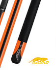 PREDATOR BUTT P3 FLARE ORANGE UNI-LOC QUICK RELEASE LEATHER LUXE WRAP (SHAFT NON INCLUDED) - LIMITED EDITION