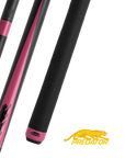 PREDATOR BUTT SP2 BLACK/PINK 1 UNI-LOC QUICK RELEASE LEATHER LUXE WRAP (SHAFT NON INCLUDED) - LIMITED EDITION