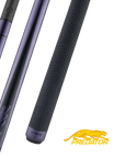 PREDATOR BUTT SP2 METALLIC PURPLE/BLACK 2 UNI-LOC QUICK RELEASE LEATHER LUXE WRAP (SHAFT NON INCLUDED) - LIMITED EDITION