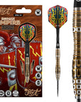 SHOT ROMAN EMPIRE LEGION STEEL TIP DART SET - 90% TUNGSTEN BARRELS