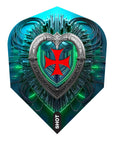 SHOT FUTURE KNIGHTS DREADHEART DART FLIGHT SET - SMALL STANDARD