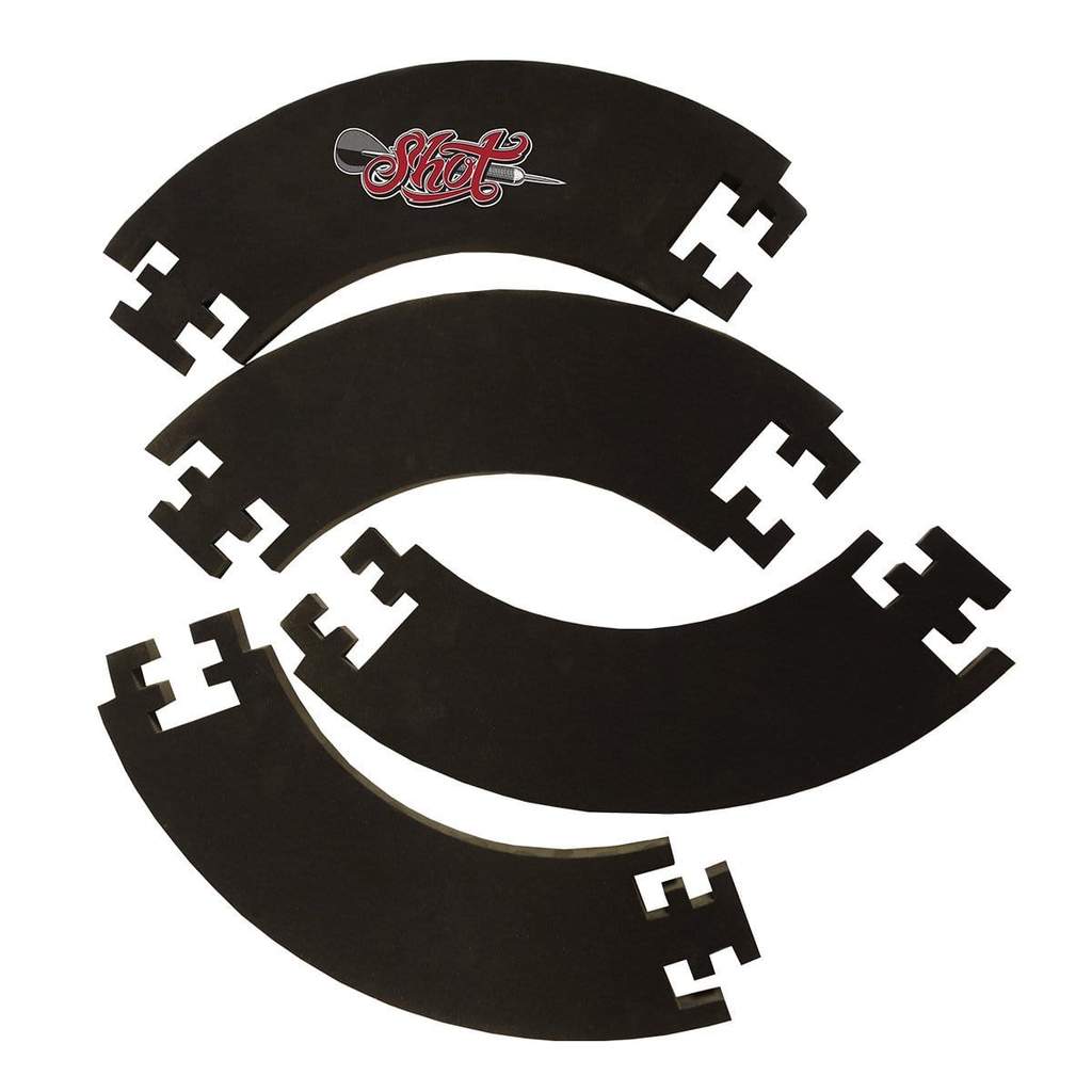 CONTOUR DE CIBLE DE DARDS 4 PIÈCES SHOT