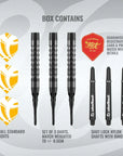SHOT ZEN TANTO DOFT TIP DART SET - 90% TUNGSTEN BARRELS