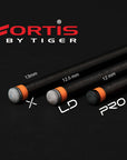 TIGER FORTIS PRO CARBON FIBER SHAFT 12.5MM UNI-LOC BLACK