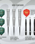 SHOT TRIBAL WEAPON TOKI STEEL TIP DART SET - 90% TUNGSTEN BARRELS
