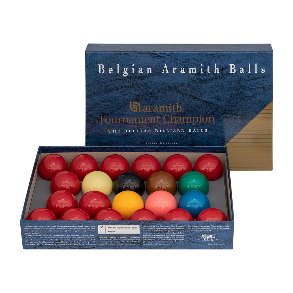 TOURNAMENT CHAMPION ARAMITH SNOOKER BALLS SET - 2 1/16&quot;