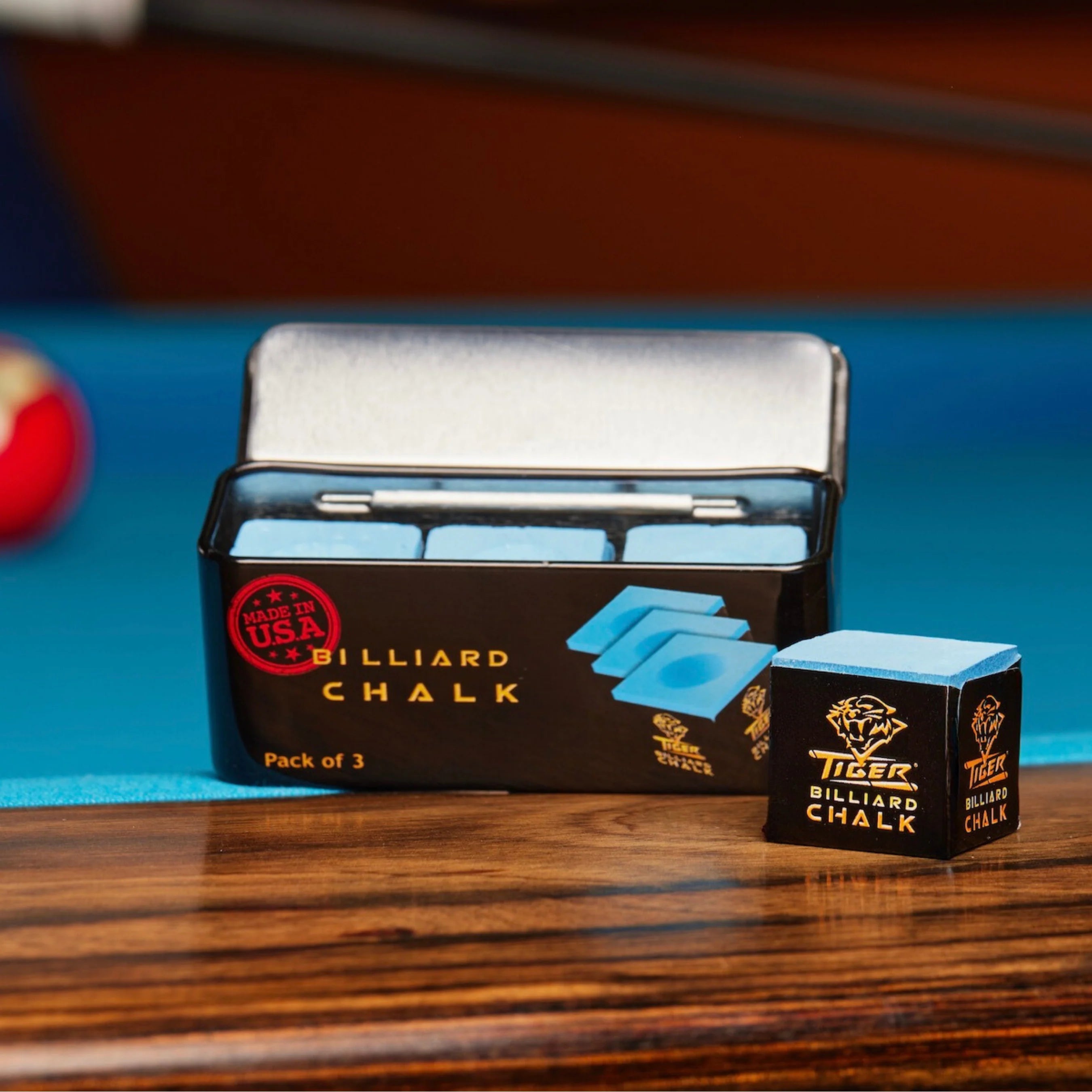 CRAIE DE BILLARD TIGER PAQUET DE 3