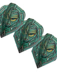 ENSEMBLE DE 3 PLUMES DE DARDS SHOT TRIBAL WEAPON TOKI - PETIT STANDARD