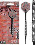 SHOT WARRIOR AWE SOFT TIP DART SET - 902% TUNGSTEN BARRELS