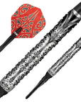 SHOT WARRIOR TAIAHA SOFT TIP DART SET - 90% TUNGSTEN BARRELS