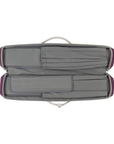 ACTION BUTTERFLY VANITY BACKPACK STRAPS 3X5 SOFT CUE CASE - PURPLE
