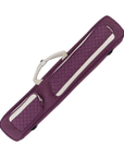 ACTION BUTTERFLY VANITY BACKPACK STRAPS 3X5 SOFT CUE CASE - PURPLE