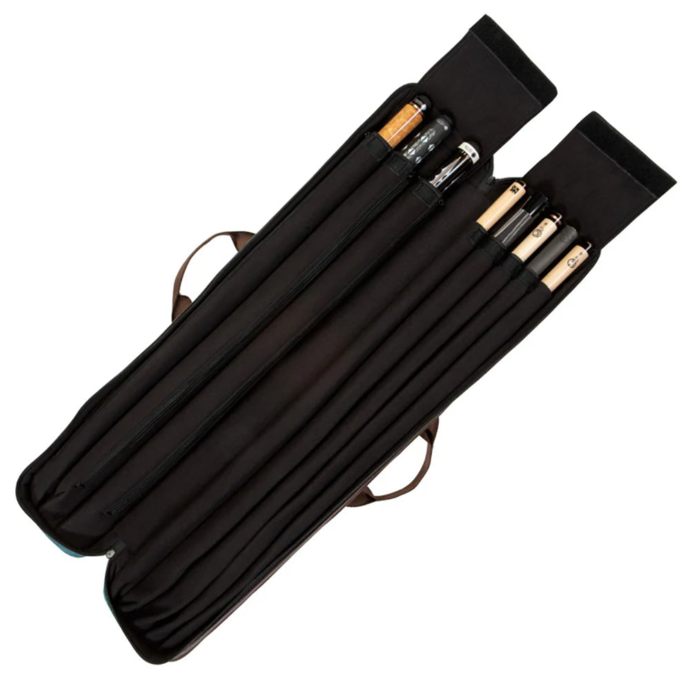 ÉTUI SOUPLE LUCASI 2M 4F BLEU ET BRUN