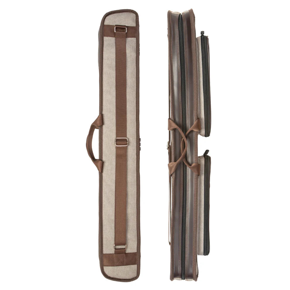 ÉTUI SOUPLE LUCASI 2M 4F GRIS ET BRUN