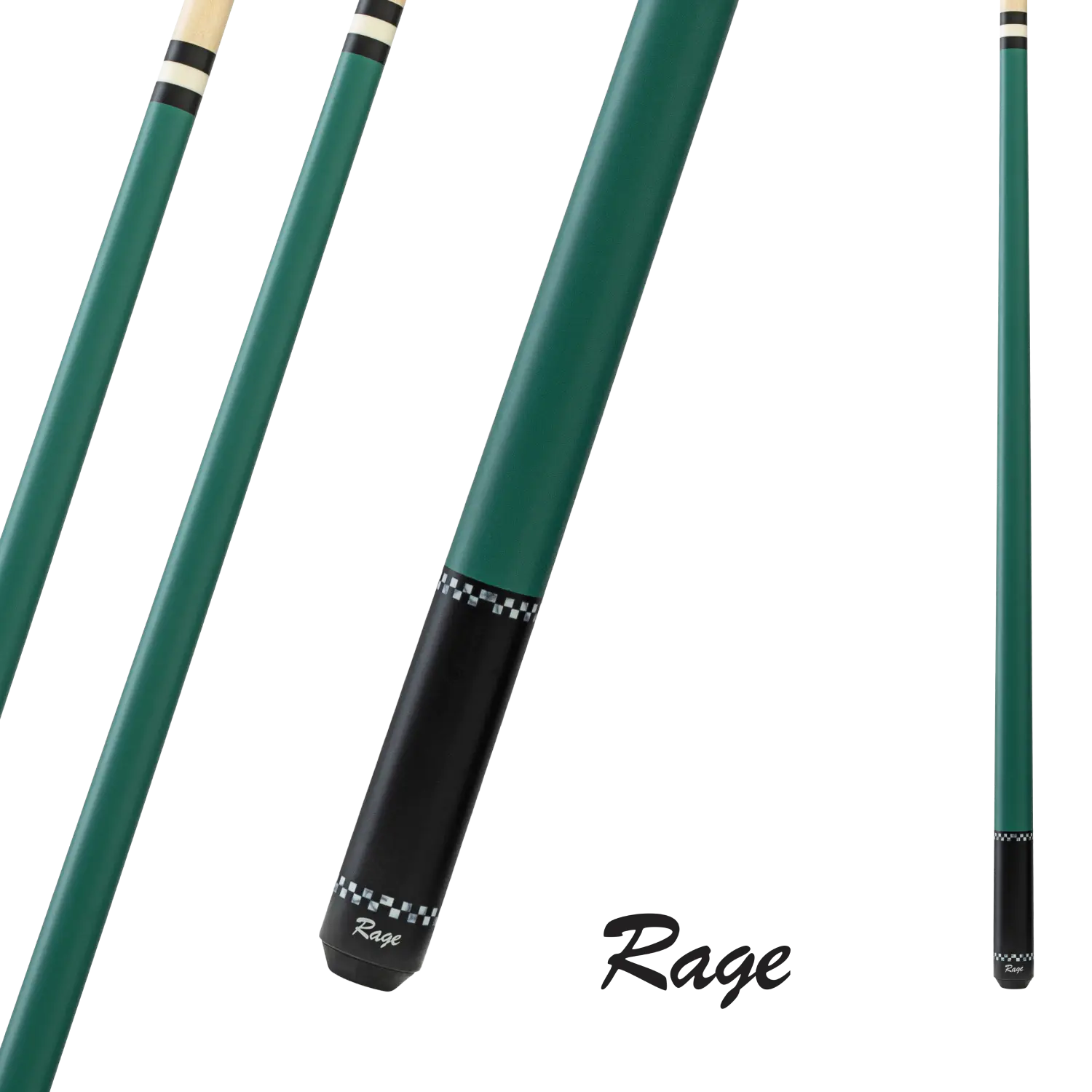 BAGUETTE RAGE RG04 VERTE DE BRUNSWICK BILLIARDS 13MM 19OZ