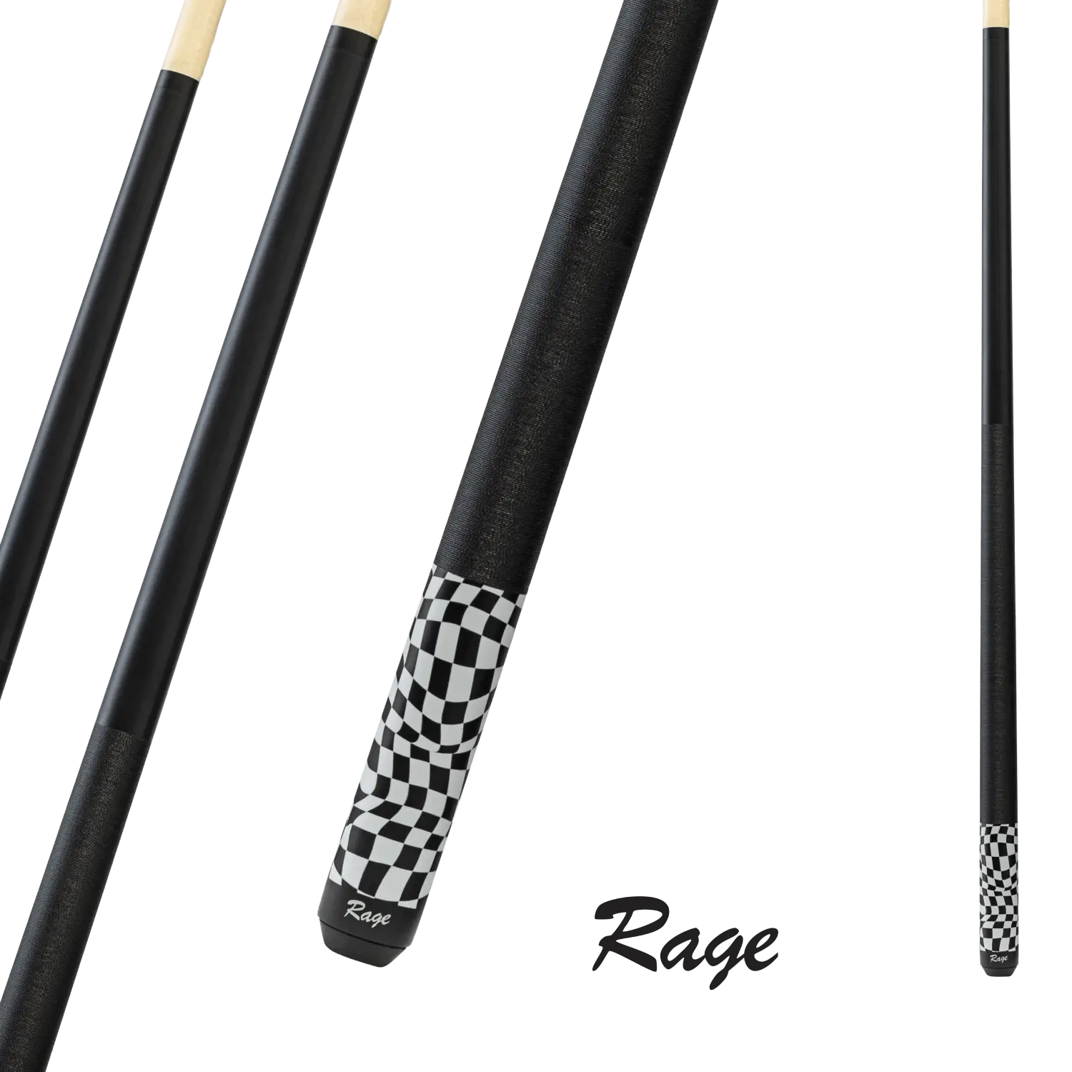 BAGUETTE RAGE RG06 NOIRE DE BRUNSWICK BILLIARDS 13MM 19OZ