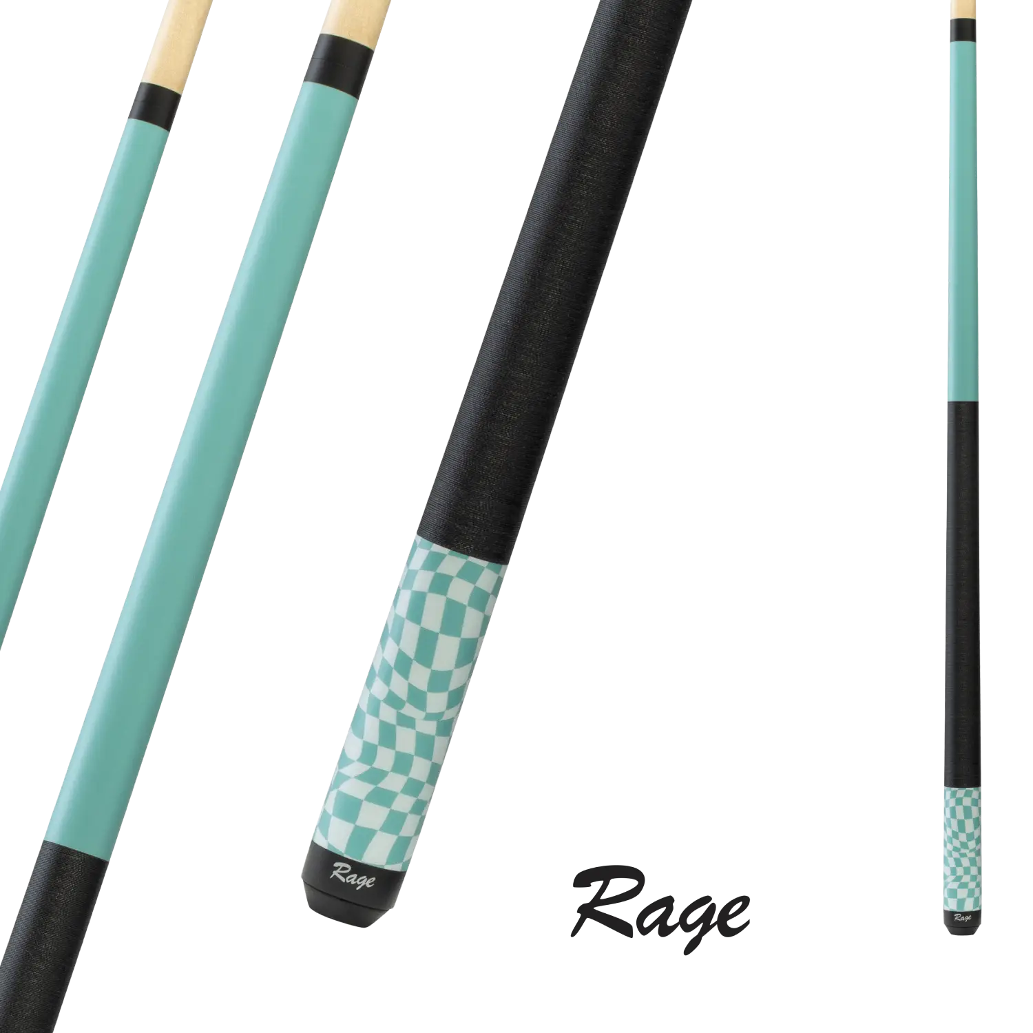 BAGUETTE RAGE RG07 AQUA DE BRUNSWICK BILLIARDS 13MM 19OZ