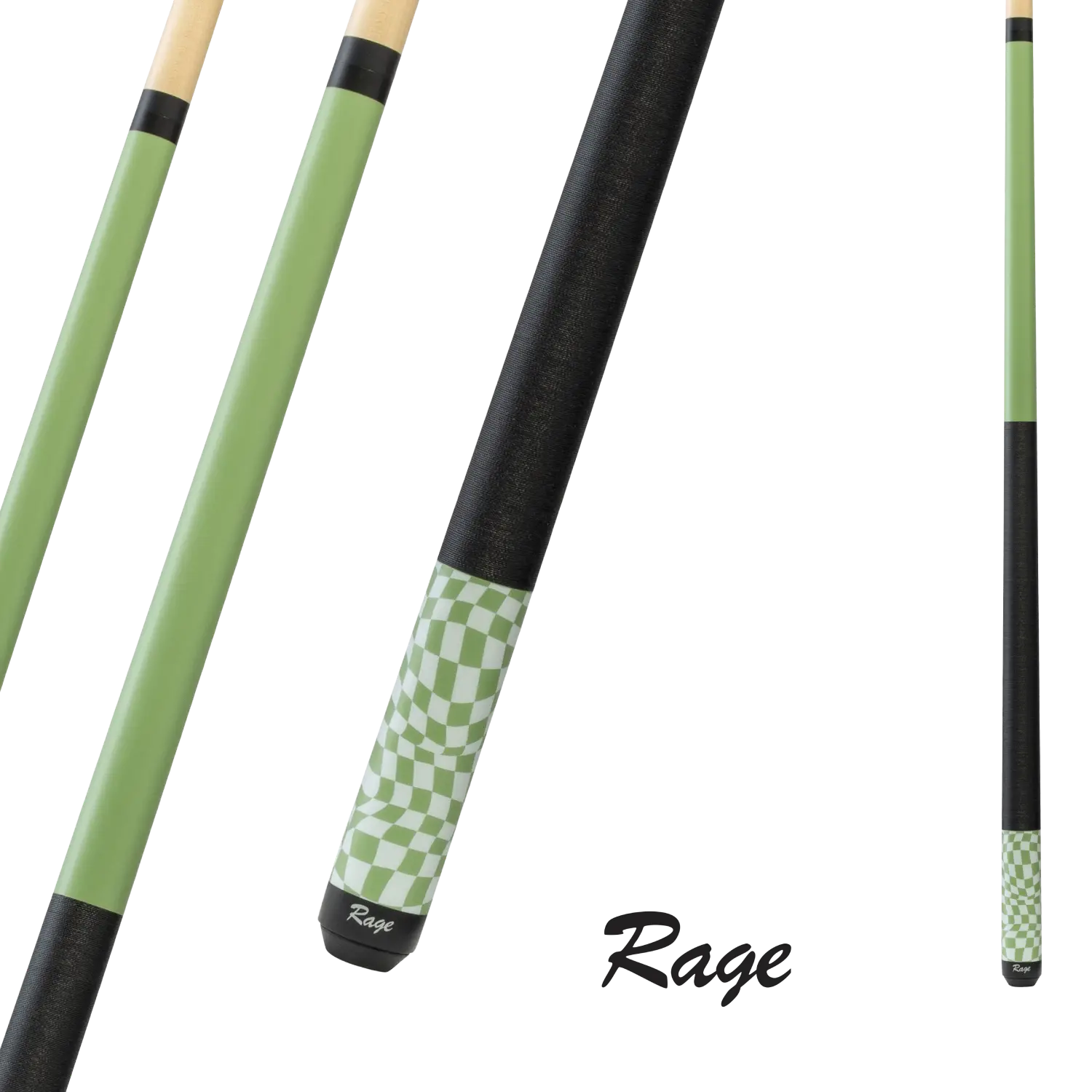 BAGUETTE RAGE RG08 LIME DE BRUNSWICK BILLIARDS 13MM 19OZ