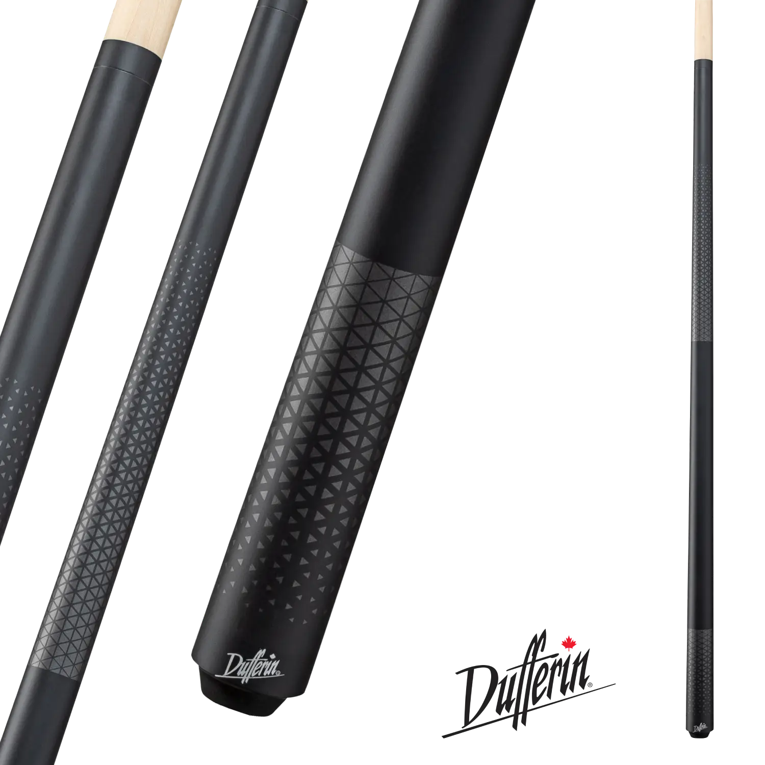 BAGUETTE DE BILLARD DUFFERIN NOIR ET GRIS D-347 19 OZ 13 MM