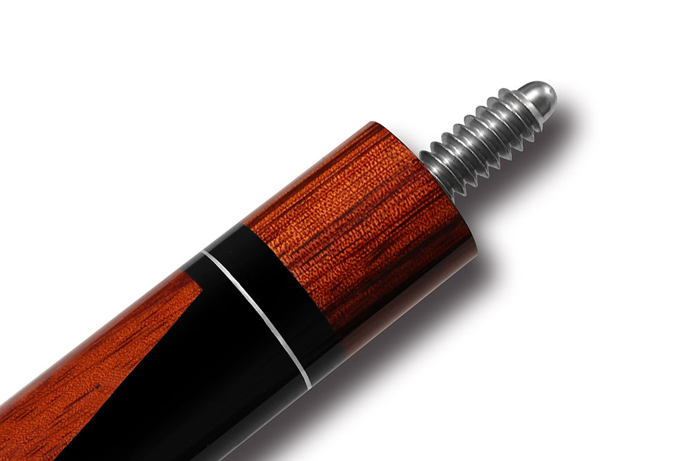 BAGUETTE DE BILLARD FALCON YIN YANG BRUN ET NOIR 13MM 19OZ