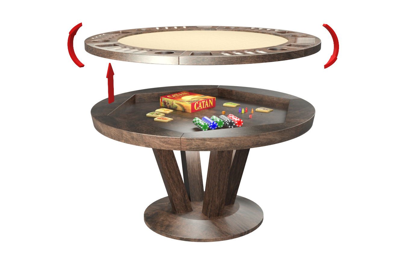 TABLE DE JEUX RONDE LA CONDO