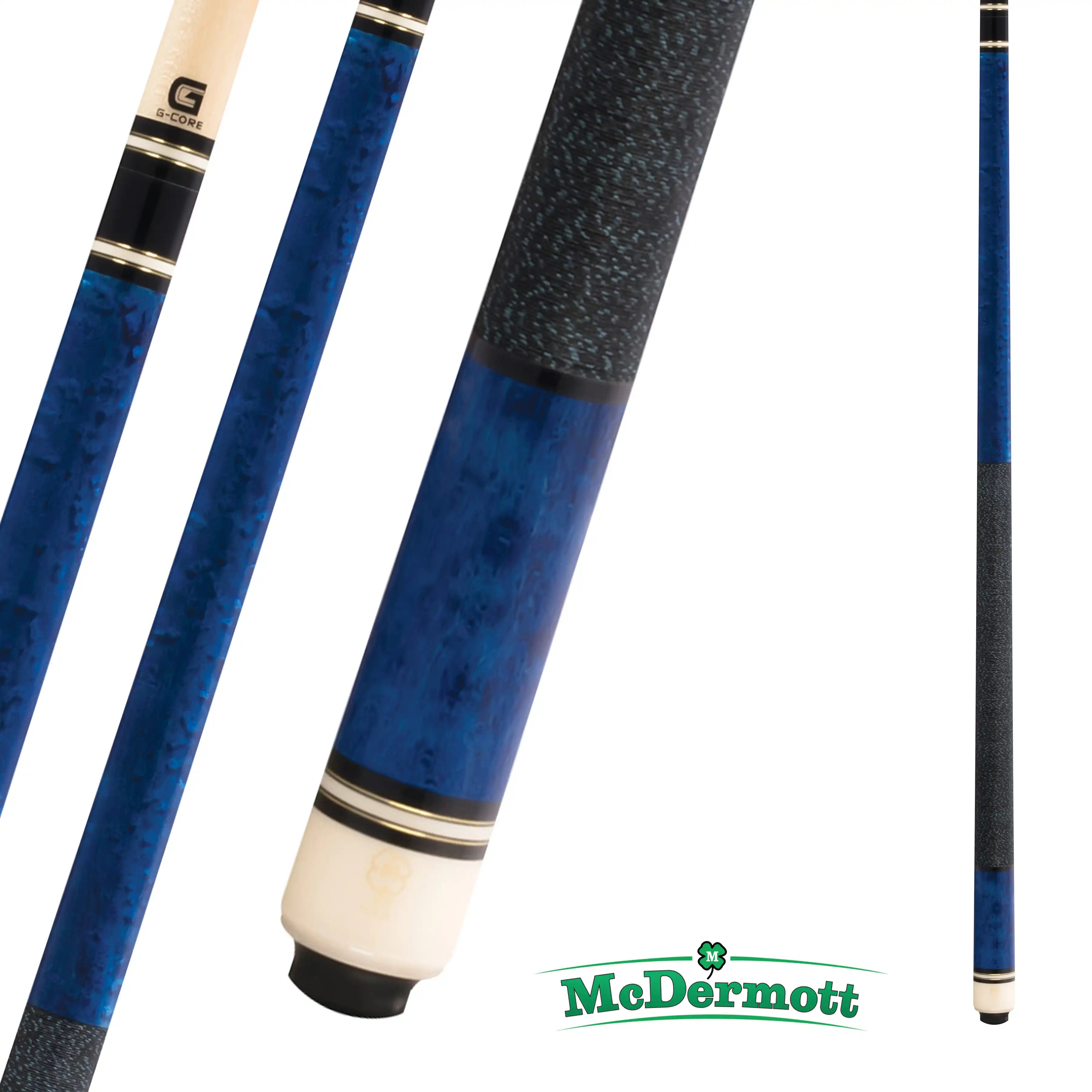 BAGUETTE DE BILLARD MCDERMOTT G-SERIES G201 BLEU PACIFIQUE 12.5MM 19OZ