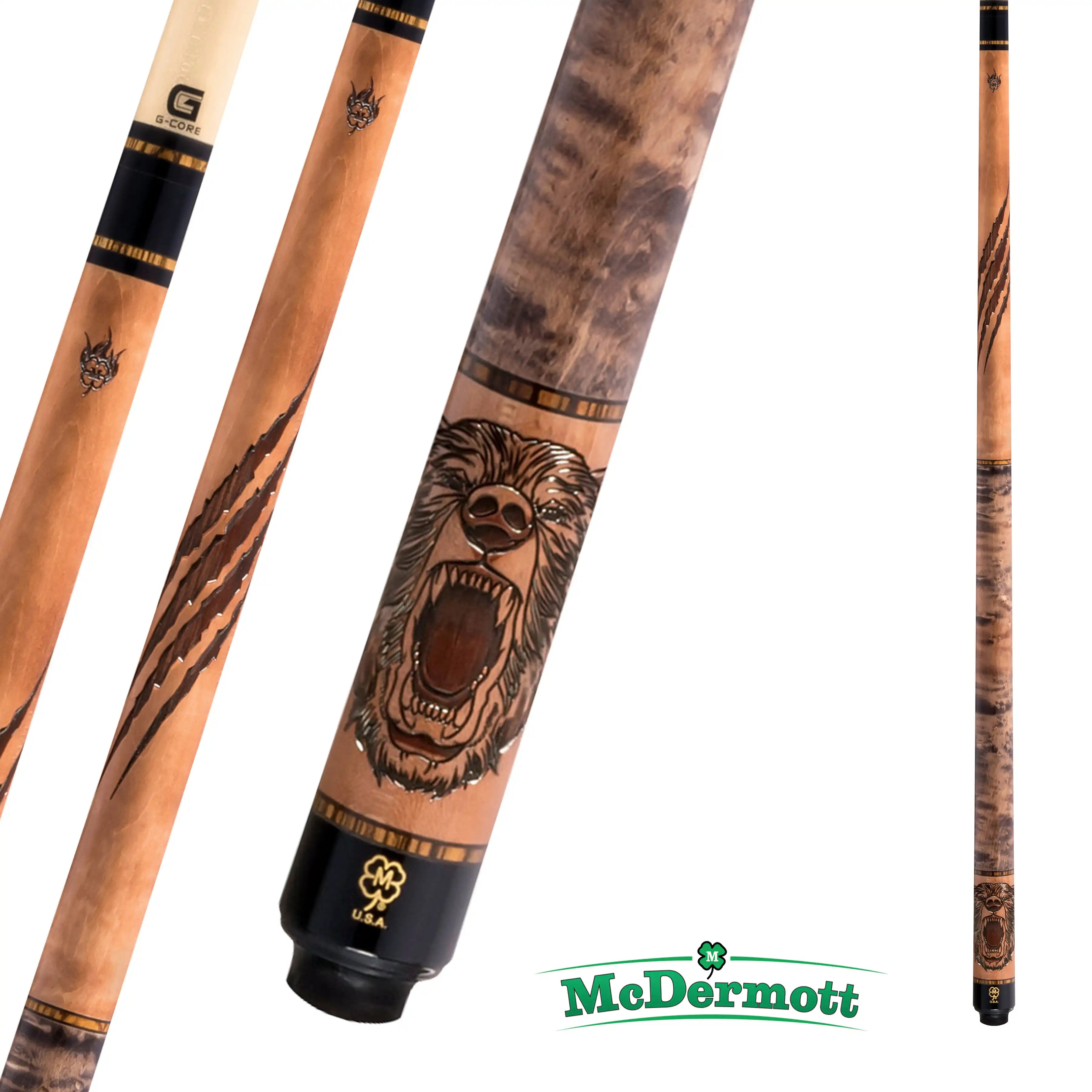 BAGUETTE DE BILLARD MCDERMOTT G-SERIES G339 OURS GRIZZLY 12.5MM 19OZ