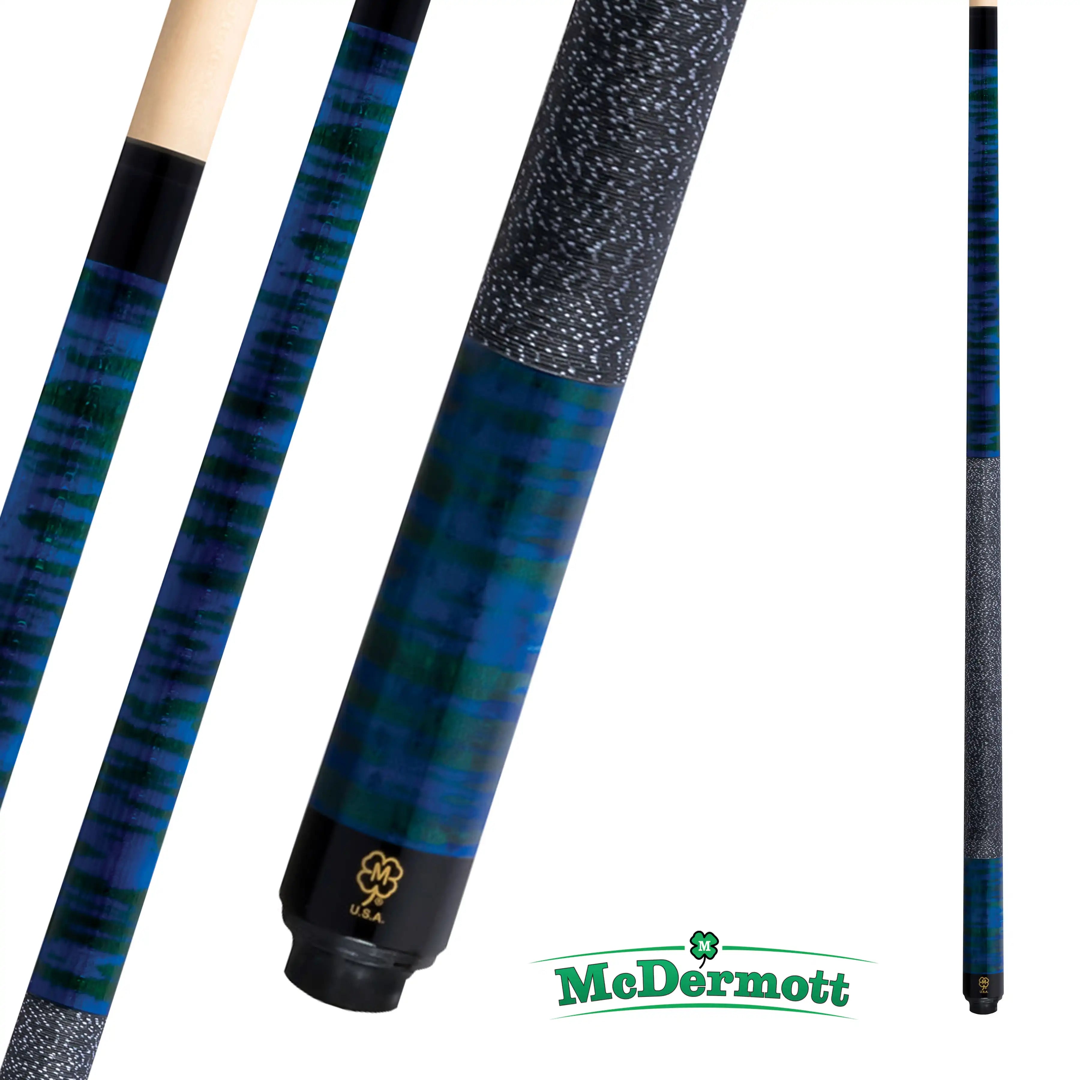 BAGUETTE DE BILLARD MCDERMOTT GS-SERIES GS08 BLUE ET VERT 12.5MM 19OZ