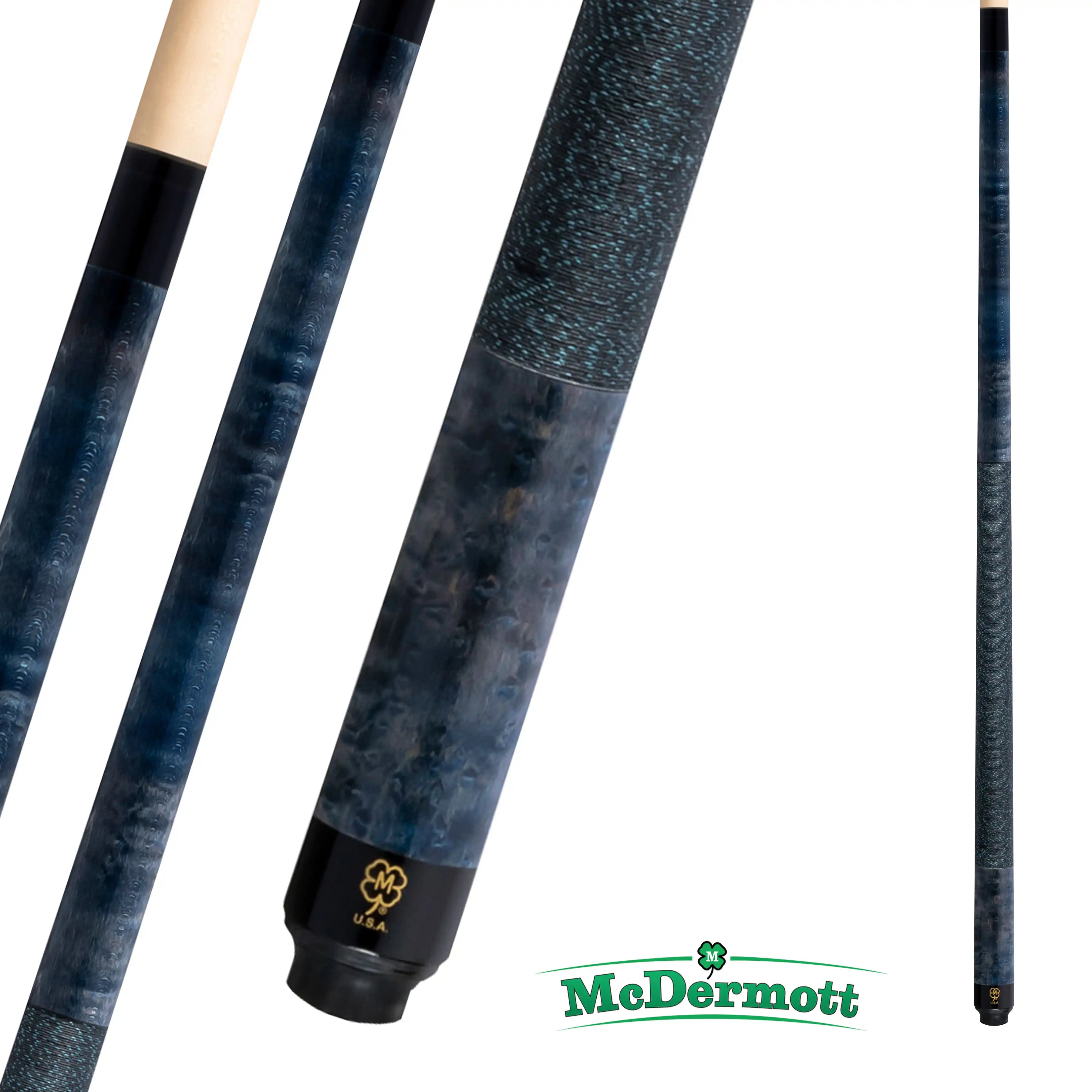 BAGUETTE DE BILLARD MCDERMOTT GS-SERIES GS11 GRIS ET BLEU 12.5MM 19OZ