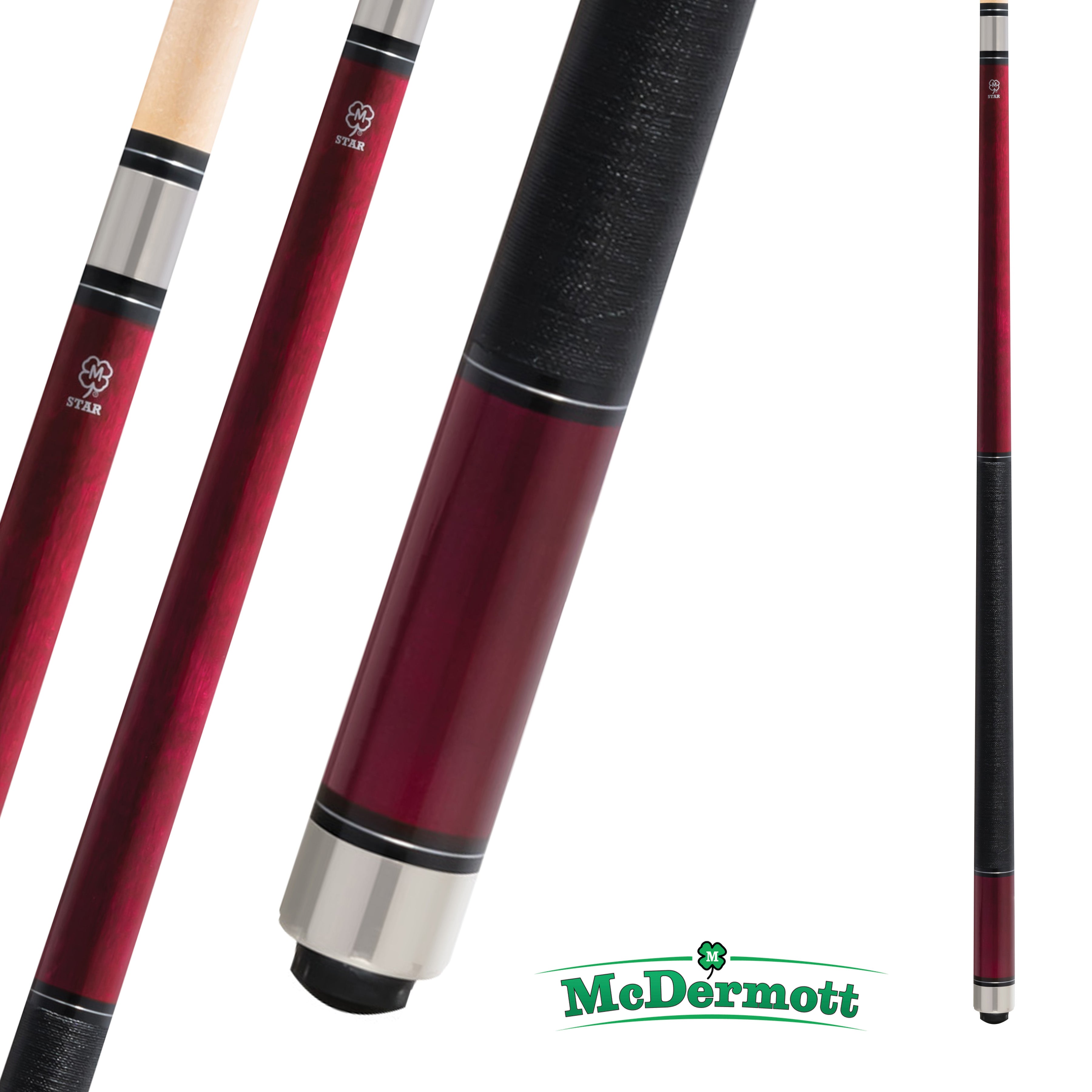 BAGUETTE DE BILLARD STAR SERIES S80 ROUGE 13MM 19OZ