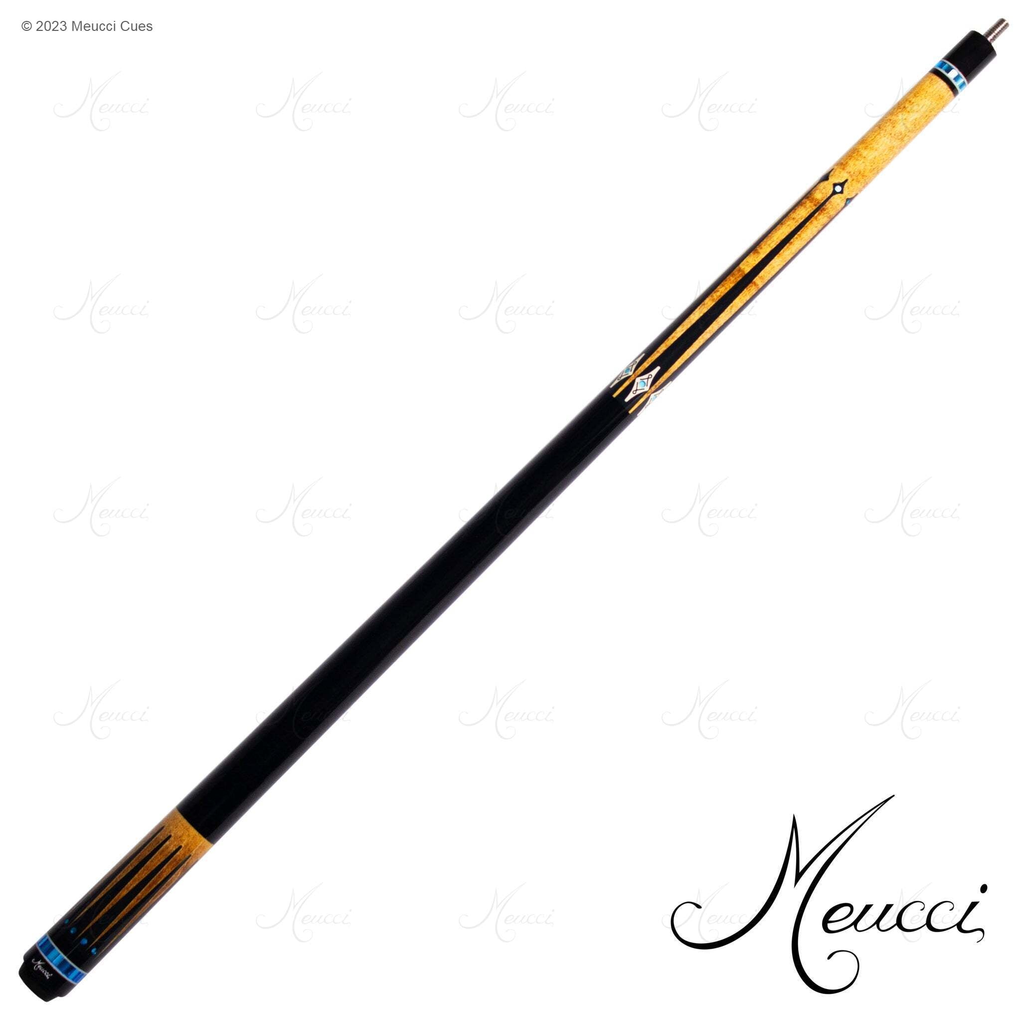 MEUCCI POOL CUE HI-PRO 3 BLUE 12.5MM 19OZ