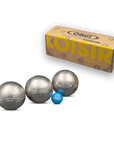 OBUT SET OF THREE CHEYENNE PÉTANQUE BOULES